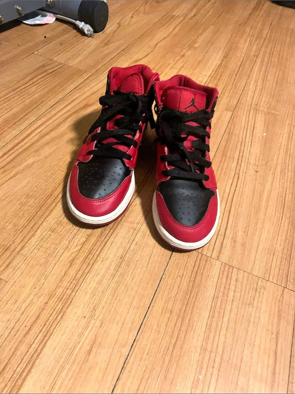 Jordan Air Jordan 1 Mid Banned (2020) ) Sneakers Red & Black